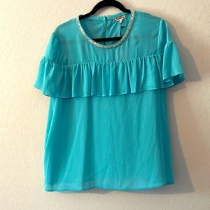 NWT, Juicy couture, Ruffled layered Top, XL,